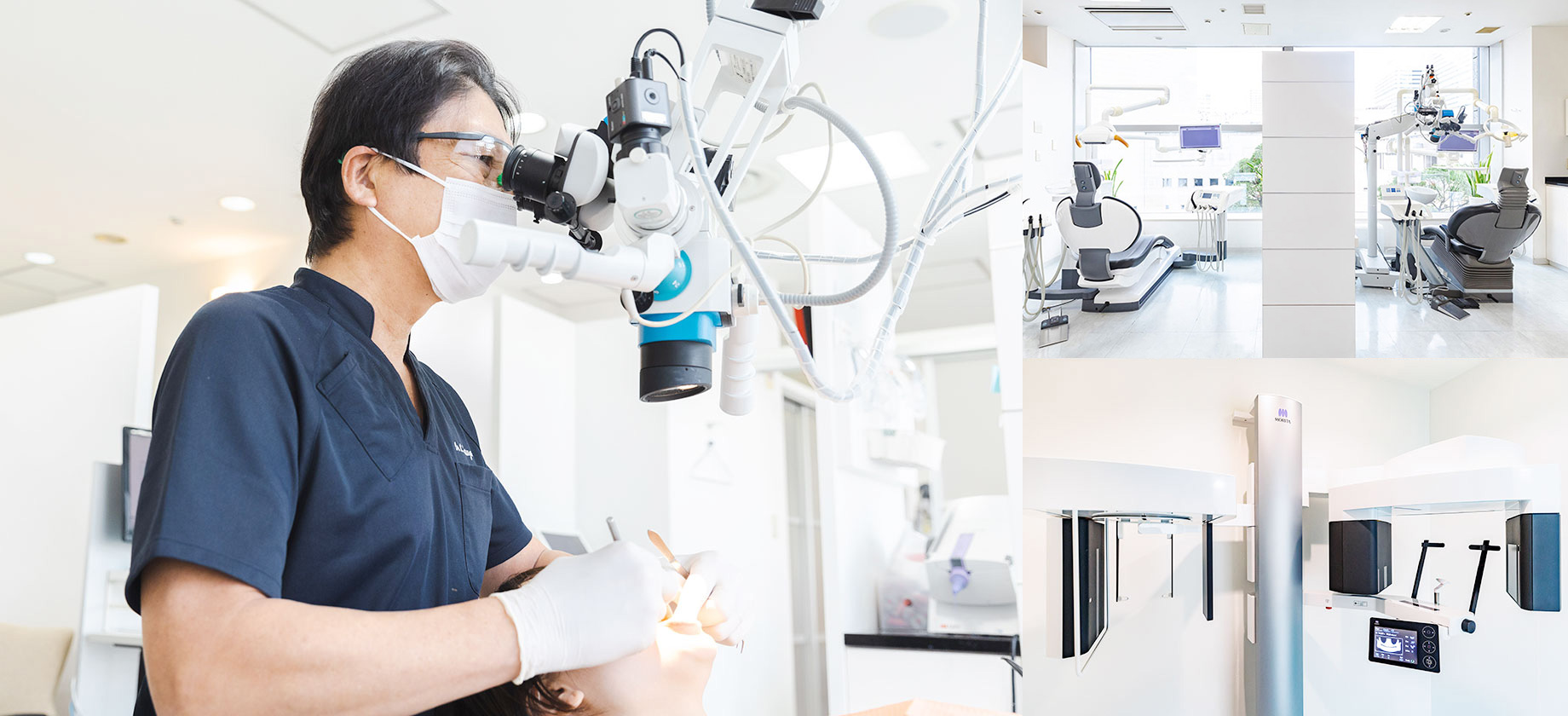 先端的な設備を整え、多様な経験をもつ歯科医師が、一人ひとりに適した治療をご提供します。
	